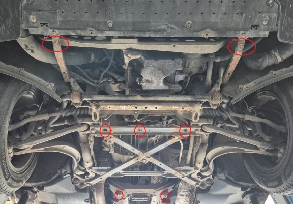 Cache sous moteur et de la radiateur Audi A5 petrol