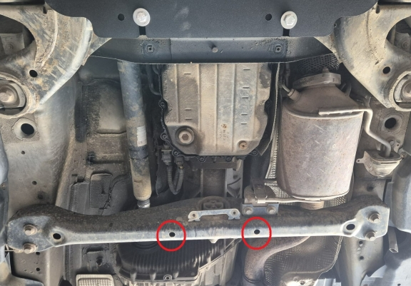 Cache de protection de la boîte de vitesse manuelle VW Touareg 7L