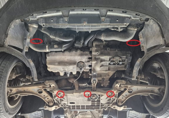 Cache sous moteur et de la boîte de vitesse Seat Leon Mk2