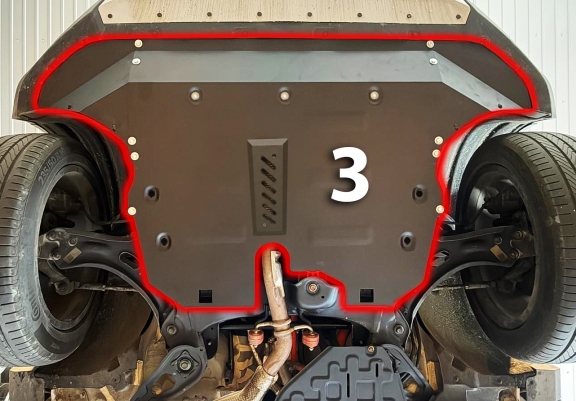 Cache sous moteur et de la boîte de vitesse BYD Seal U DM-i