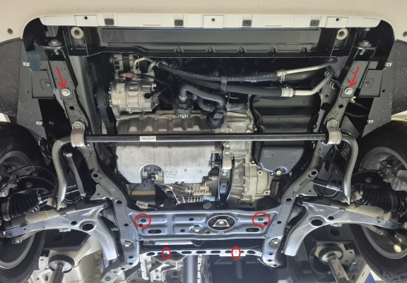 Cache sous moteur et de la boîte de vitesse Vw Crafter