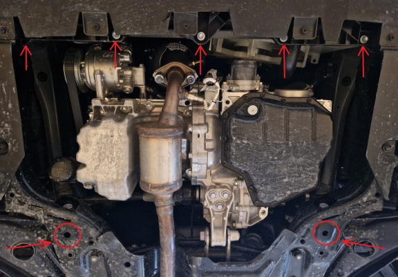 Cache sous moteur et de la boîte de vitesse Toyota Aygo X Aluminium