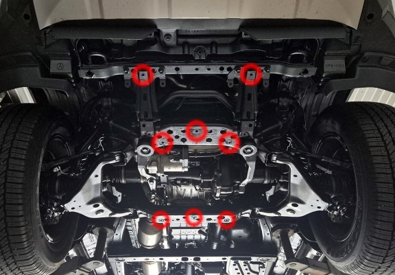 Cache Sous moteur Toyota Hilux EV