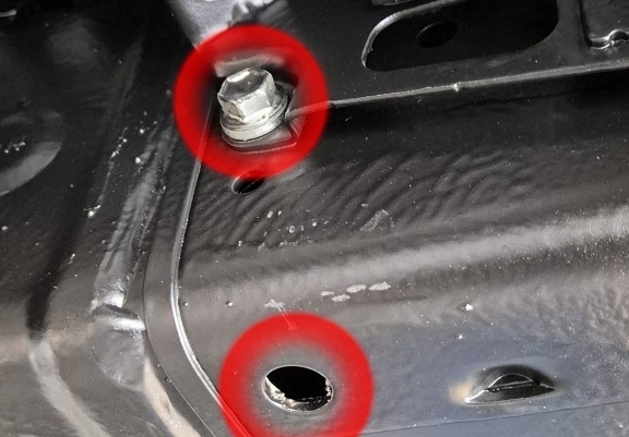 Cache de protection du différentiel  Toyota Hilux