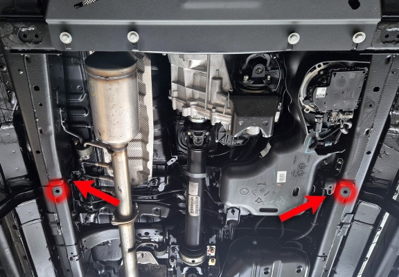 Cache de protection du différentiel  Toyota Hilux