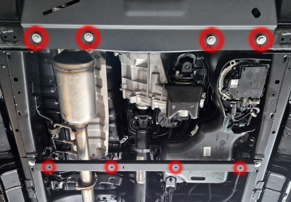 Cache de protection du différentiel  Toyota Hilux