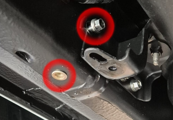 Cache de protection du différentiel  Toyota Hilux