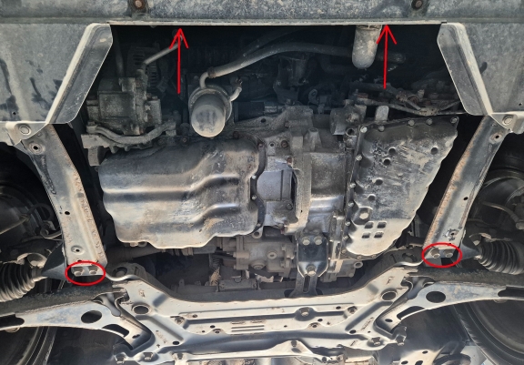 Cache Sous Moteur Mitsubishi Outlander - Aluminium
