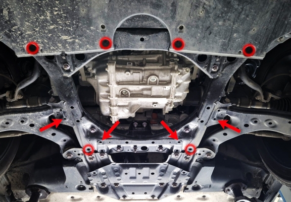 Cache sous moteur et de la boîte de vitesse Toyota BZ4X