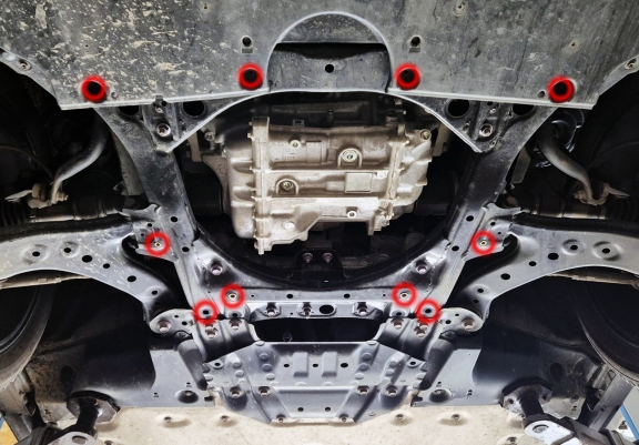 Cache sous moteur et de la boîte de vitesse Toyota BZ4X