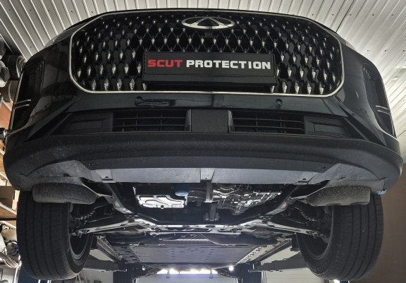 Cache sous moteur et de la boîte de vitesse Chery Tiggo 9 Aluminium