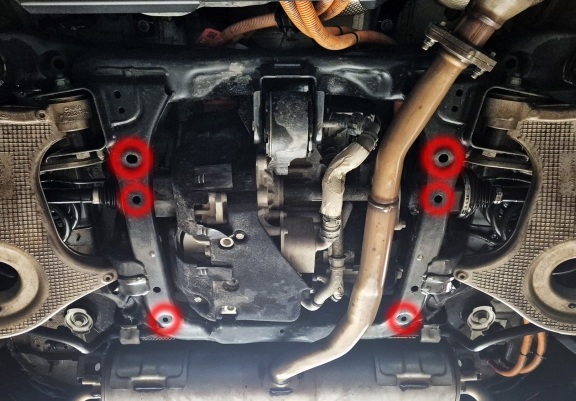 Cache de protection du différentiel en aluminium Chery Tiggo 9