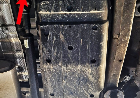 Cache de protection de réservoir KGM Musso