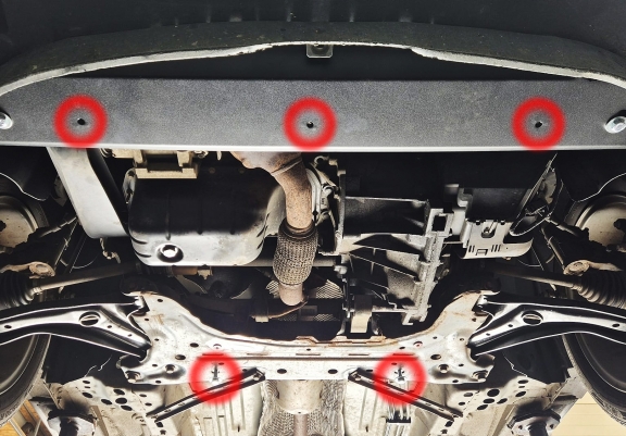 Cache sous moteur et de la boîte de vitesse Ford B-Max