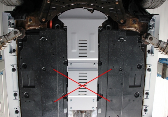 Protection convertisseur catalytique/cat lock  en aluminium Toyota C-HR