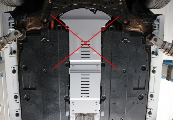 Protection convertisseur catalytique/cat lock  en aluminium Toyota Corolla