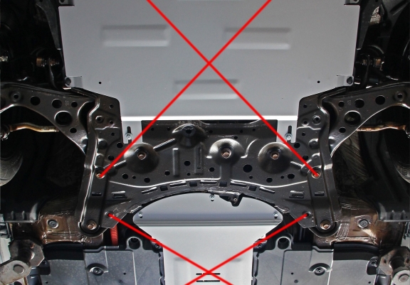 Protection convertisseur catalytique/cat lock  en aluminium Toyota Corolla