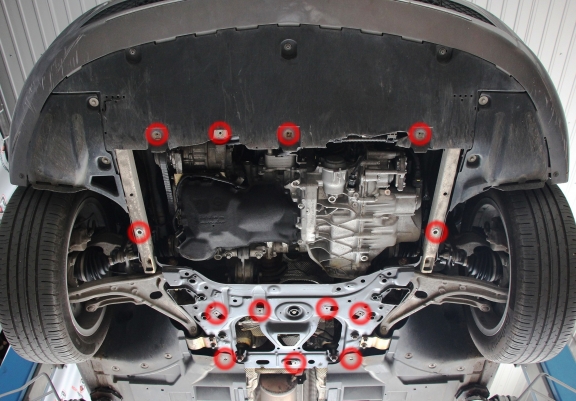 Cache sous moteur et de la boîte de vitesse Mercedes CLA C118
