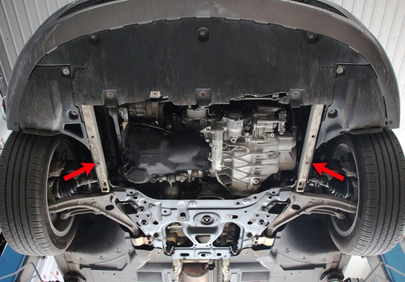 Cache sous moteur et de la boîte de vitesse Mercedes CLA C118